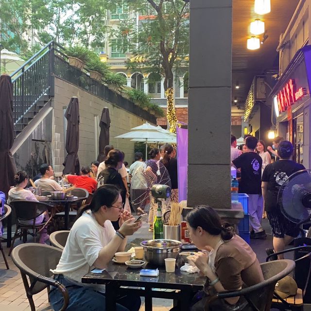 深圳水圍覓食記-熱鬧的美食區