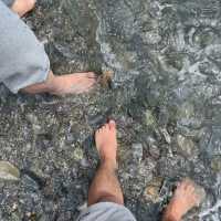 몽돌이 인상적인 해변 🏝️ 흰여울 해변