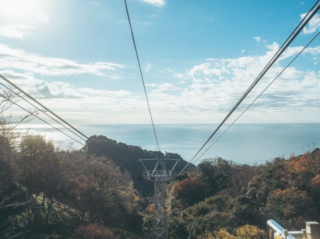 駿河湾が見渡せる日本平ロープウェイ