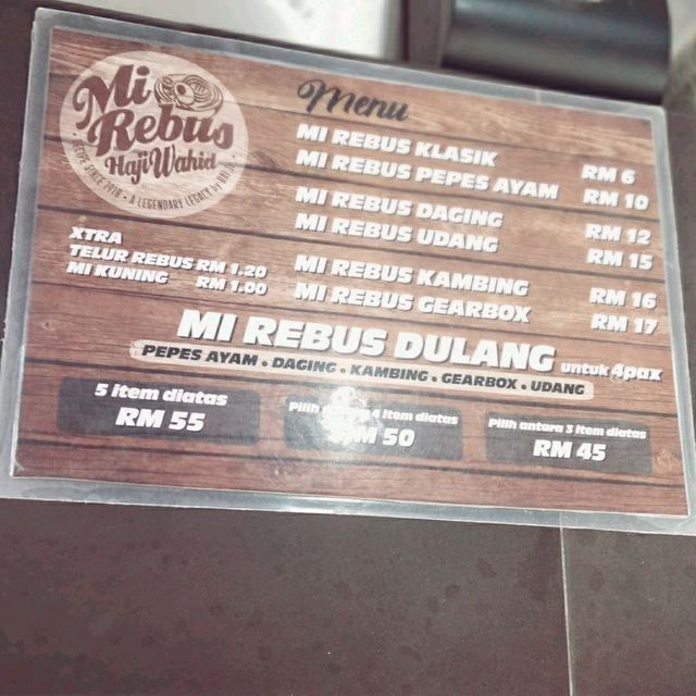 Mee Rebus Hj. Wahid 🍜