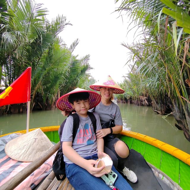 Cam Thanh Coconut Village - basket boat riding