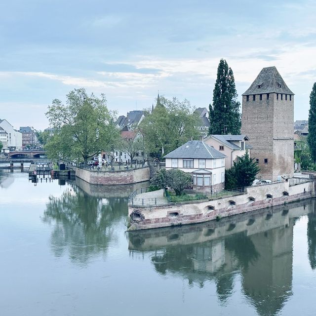 Incredible panoramic view of Strasbourg 