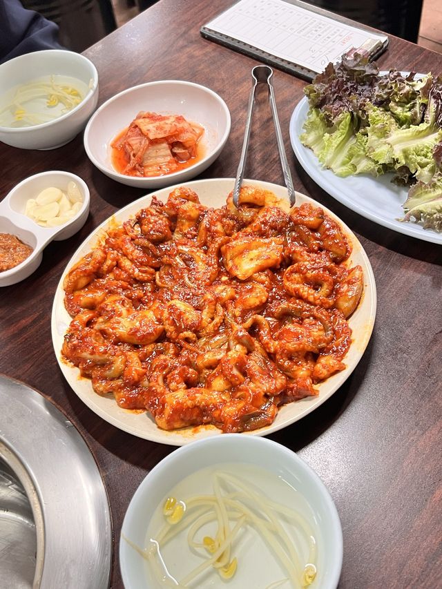 〖 韓国・忠武路〗チュクミ好きの方に是非オススメしたい名店🐙