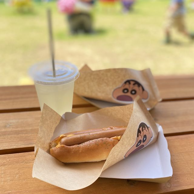淡路島！ニジゲンノモリ「アクション仮面ひみつきち」子供は身体を動かせるアトラクション！キッチンカーのホットドッグが美味