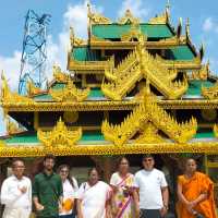 Temple in the middle of river