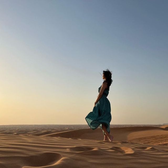 아라비아 사막에서 보는 일몰🌅