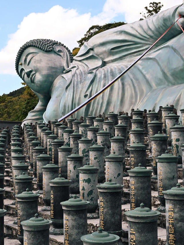วัดนันโซอิน Fukuoka ญี่ปุ่น พระนอนองค์ใหญ่ที่สุด