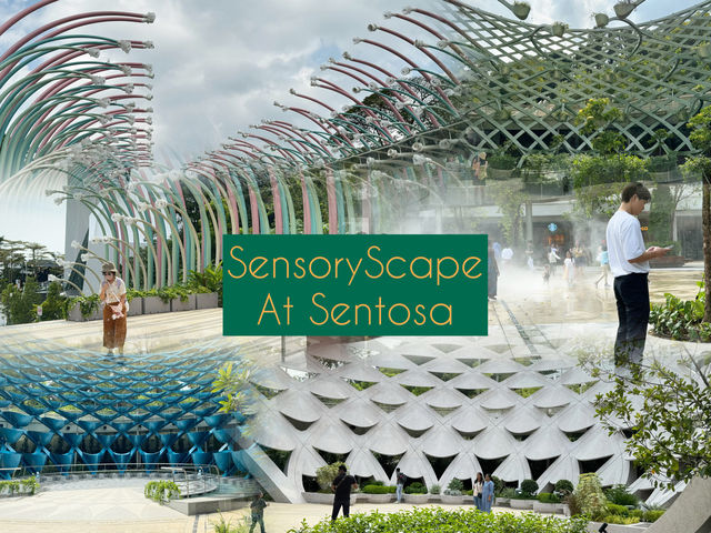 Day Walking Around SensoryScape Sentosa