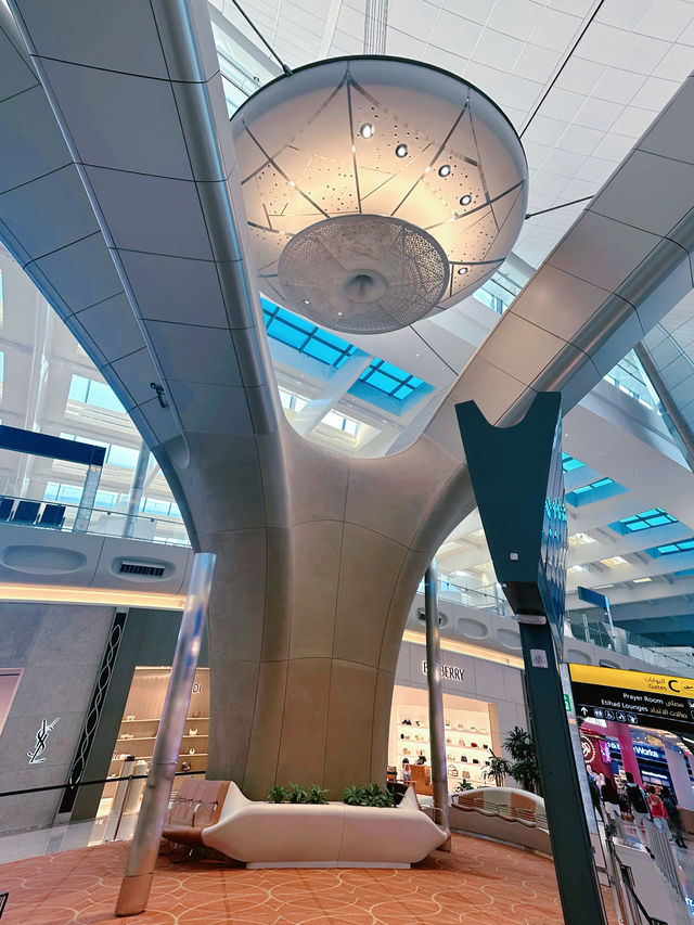 Elegant Structures Around Abu Dhabi Zayed In. Airport
