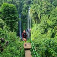 3 different waterfalls within short distance 