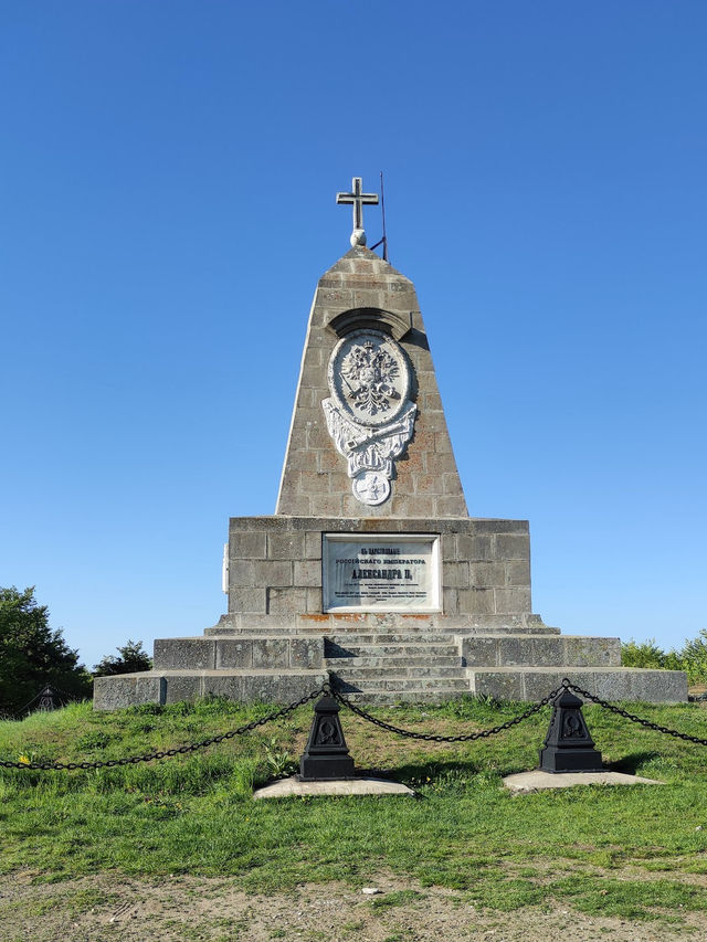 Big Bulgarian monument on Shipka peak