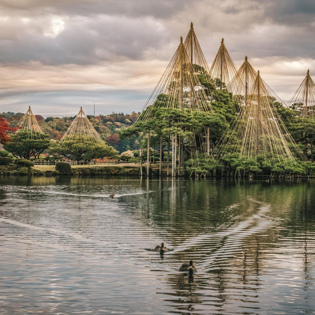 หนึ่งในสามสวนที่สวยที่สุดในญี่ปุ่น