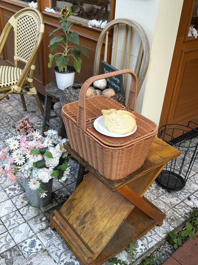 【韓国/大邱/カフェ】ネコちゃんジェラートサンドがかわいい！カフェ🍨