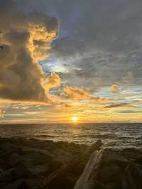 Beautiful Sunset in Miri, Sarawak