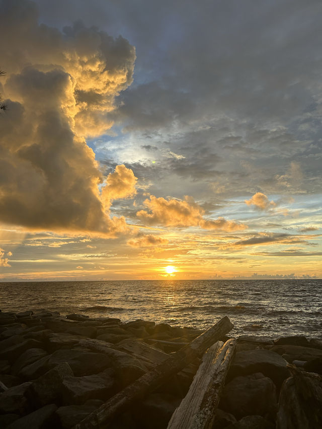 Beautiful Sunset in Miri, Sarawak