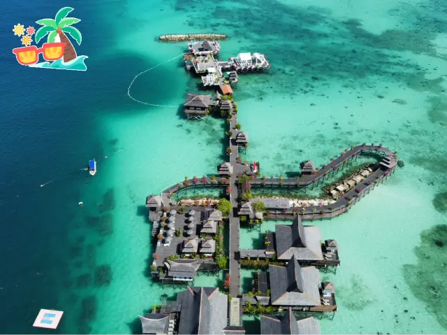 Discover paradise at Mabul Island 🏝️
