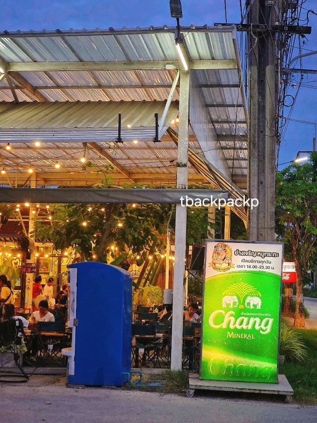 หมูกระทะชั่งกิโล คนแน่นทุกวัน ถนนบัวนครินทร์ 🐖🐽