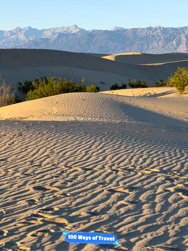 Best spot to chill at the sunset in Death Valley