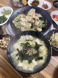 【韓国旅行】釜山釜田／メニュー豊富な市場食堂