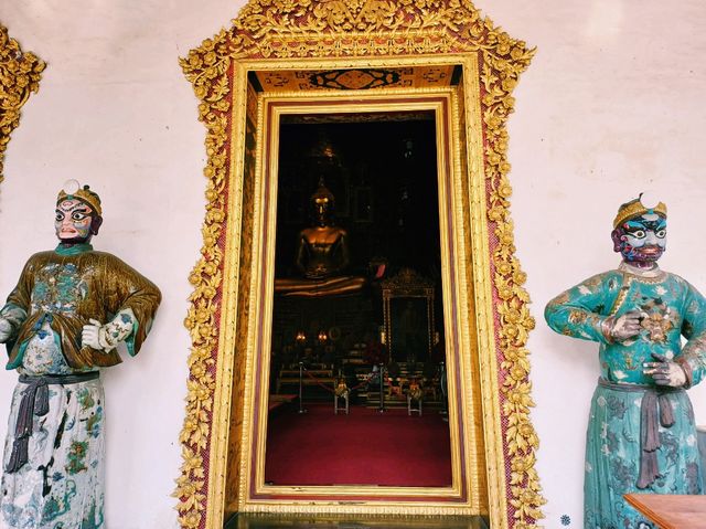 泰國曼谷市中心皇家古跡寺廟景點:Ratcha Orasaram Ratchaworawihan (Chom Thong)，適合拍照📸打卡