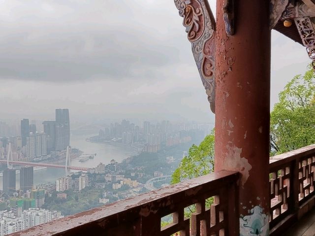 重慶登高望遠爬個小山-南山老君洞