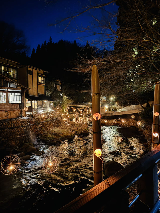 【熊本旅行】幻想的な灯りと川の流れを楽しむ湯あかり✨️