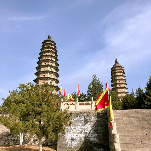 太原有名観光スポット！双塔寺