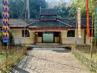 Unique temple in the wood 