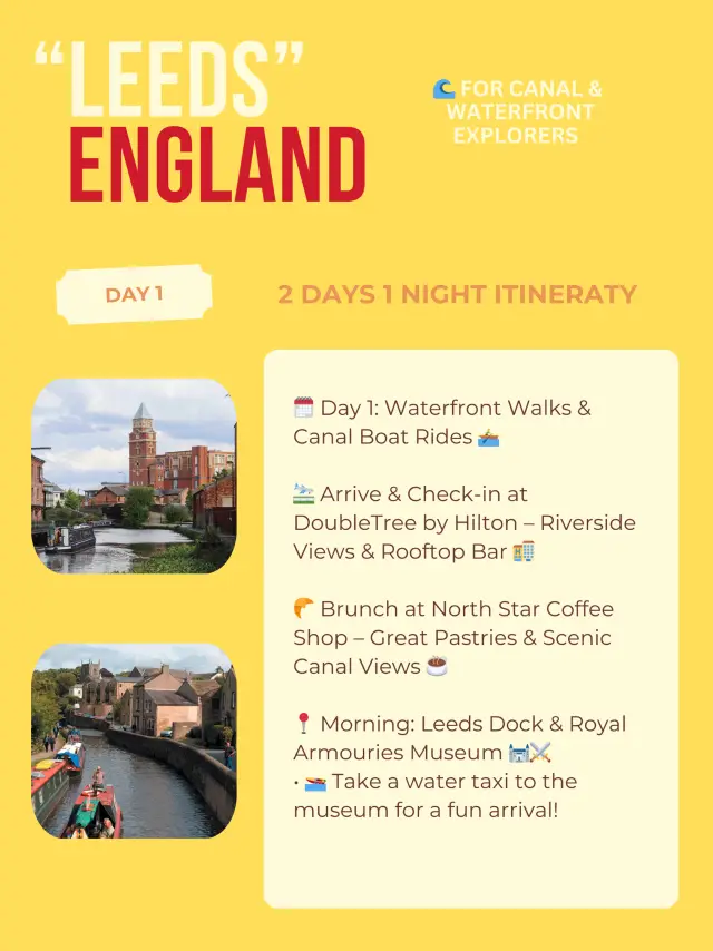 Leeds 2 days itinerary 