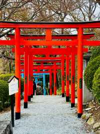 七色鳥居のある足利織姫神社