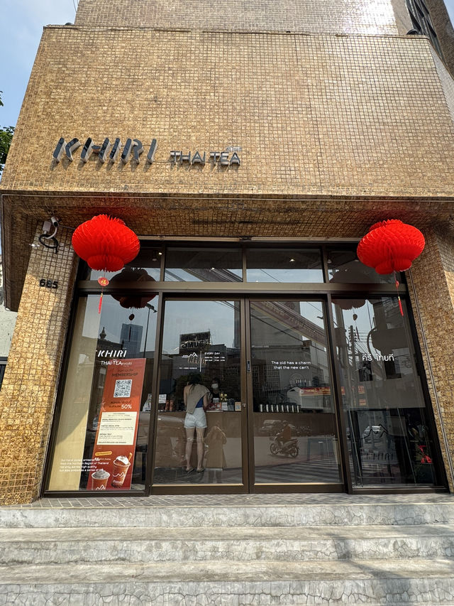Khiri Thai Tea in Bangkok Chinatown