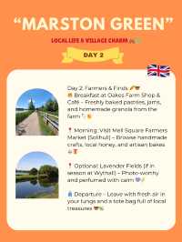 Marston Green- itinerary 