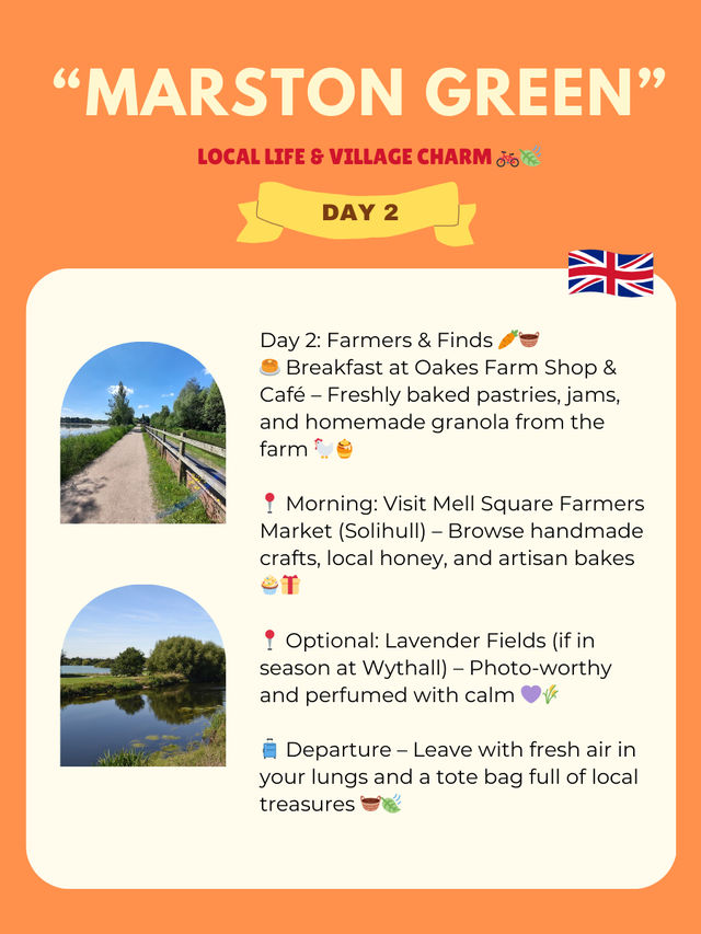 Marston Green- itinerary 