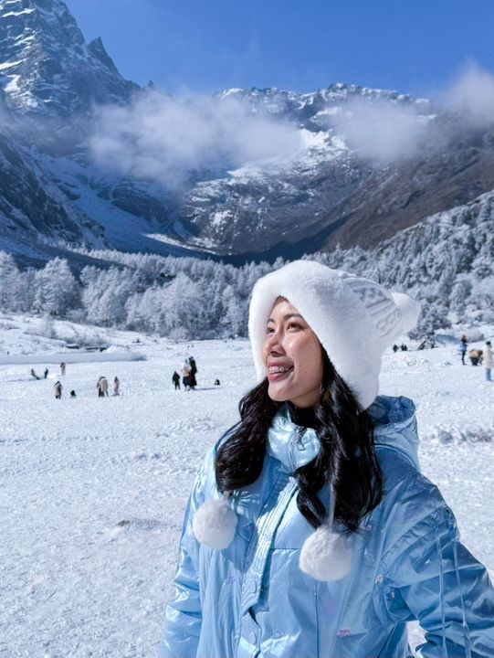 บรรกาศหิมะสุดสวย ที่สุดของวิวหลักล้านBipengguo 🇨🇳