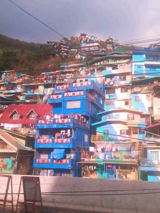 colorful house at Baguio Philippines
