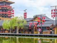 Millennium City Park in Kaifeng City, central