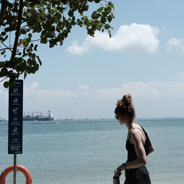 ☀️Siloso Beach, Sentosa – Full-on Summer Vacation Vibes!