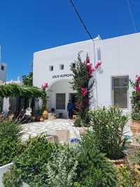 Mamma Mia White & Blue Greek Island