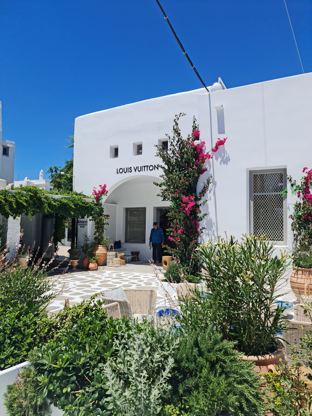 Mamma Mia White & Blue Greek Island
