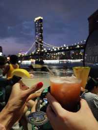 🍸夕陽、夜景、微醺調酒｜Time Out Market Bar 紐約夜晚的浪漫角落