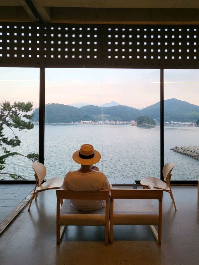 노을지는 시간대 추천하는 거제 오션뷰카페