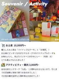 【3連休きおすすめ✈️】台湾女子旅費用を公開💰