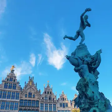 The Striking Brabo Statue