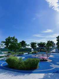 桃園中壢｜大江內定公園 Outlet旁的綠意秘境，散步野餐溜小孩一次滿足！