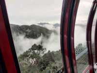 Scenic Cloud Views on the Awana SkyWay Cable Car
