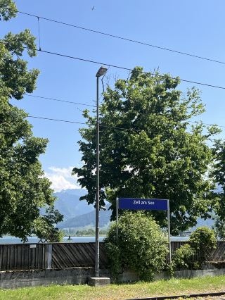 Zell am See, a small lake in Austria