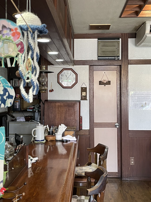 大津町駅にある喫茶店"茶夢"☕️