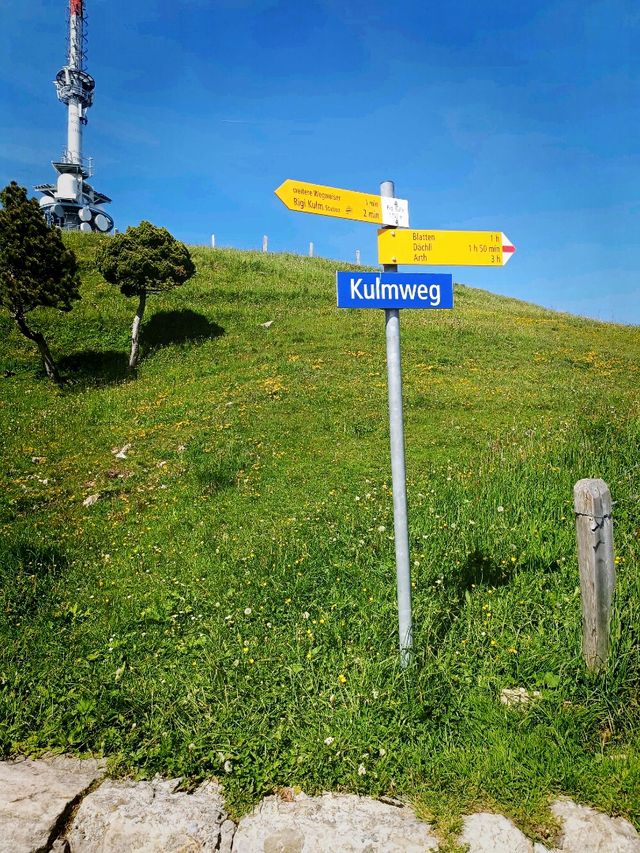 瑞士琉森：瑞吉山頂(Mount Rigi)賞美景