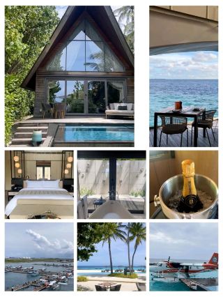 #maldiveshotel
🏝️ The St. Regis Maldives Vommuli Resort – Where Luxury Meets Paradise
Nestled in the Dhaalu Atoll, The St. Regis Maldives Vommuli Resort is the epitome of Maldivian luxury 🌊. Surrounded by crystal-clear waters, lush tropical greenery 🌴, and powdery white sands, this exclusive resort offers unmatched elegance and personalized service.

Stay in stunning overwater villas or beachfront retreats 🏖️, each with a private pool 🏊♂️ and panoramic ocean views 🌅. Enjoy world-class dining – from fine seafood 🦐 at Alba to sunset cocktails 🍹 at The Whale Bar.

Activities abound – snorkel 🤿 or dive among vibrant coral reefs, try paddleboarding 🏄, or indulge in bespoke spa treatments at the Iridium Spa 🧘♀️. Families will love the kids’ club, while couples can savour romantic dinners under the stars ✨.

With its iconic design, impeccable butler service, and unforgettable experiences, The St. Regis Maldives Vommuli is not just a stay – it’s a once-in-a-lifetime journey into luxury.

#StRegisMaldives #MaldivesLuxury #OverwaterVilla #DhaaluAtoll #MaldivesHoliday #IslandParadise #BeachResort #MaldivesTravel #LuxuryGetaway #MaldivesHoneymoon #PrivateVillaMaldives #LuxuryIslandResort #SnorkelingMaldives #SpaInMaldives #OceanViewVilla #LuxuryTravel #IndianOceanEscape #MaldivesBucketList #MaldivesSunset #ExclusiveMaldives


