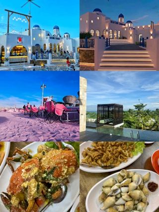 🏝️ Liburan 3H2M ke Batam｜Menginap di Montigo + Suasana Santorini + Pantai Pink + Pesta Hidangan Laut!